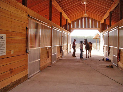 Aluminum Horse Stall Components by Armour Companies!