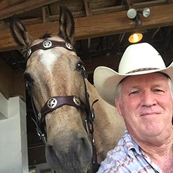 Robert SM Pruitt CEO InfoHorse.com and his horse Dream!