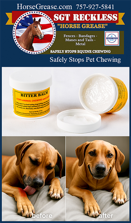 Bitter Balm Prevents Chewing