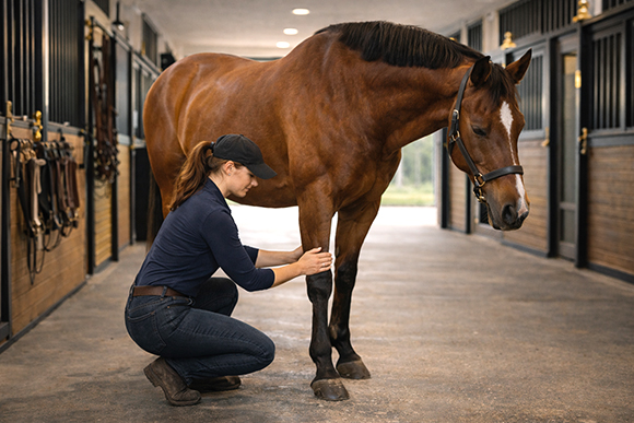 Daily  horse Grooming and health check