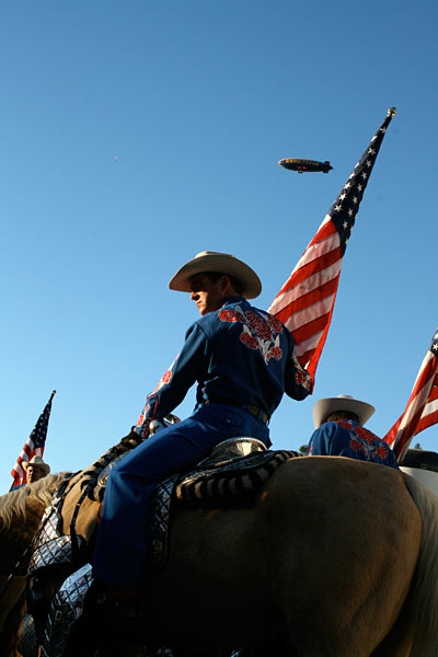 Richard Winters Rides in the Rose Parade