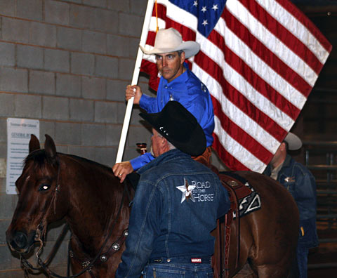 Training a Horse to Carry a Flag
