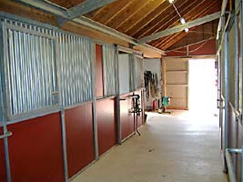 Inside Barn