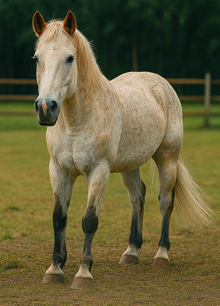 Senior horse feeling great!