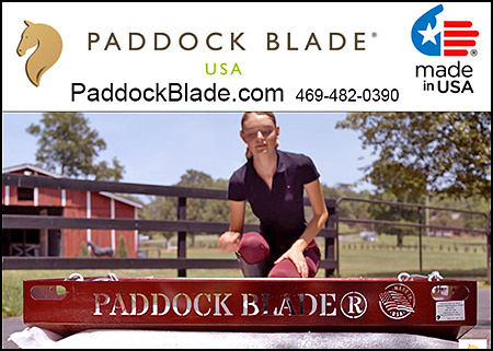 The Paddock Blade Manure Collector is available here!