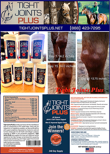 Tight Joints Plus Horse Supplements for Joints and Arthritis